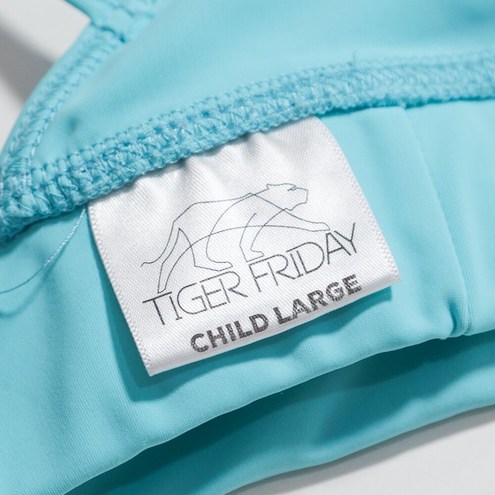 Kids Dance Costume Top - Blue - Picture 5 of 7